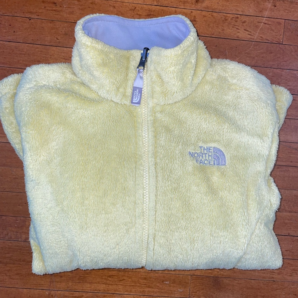 The North Face Light Yellow Fleece Jacket - Picture 14 of 15